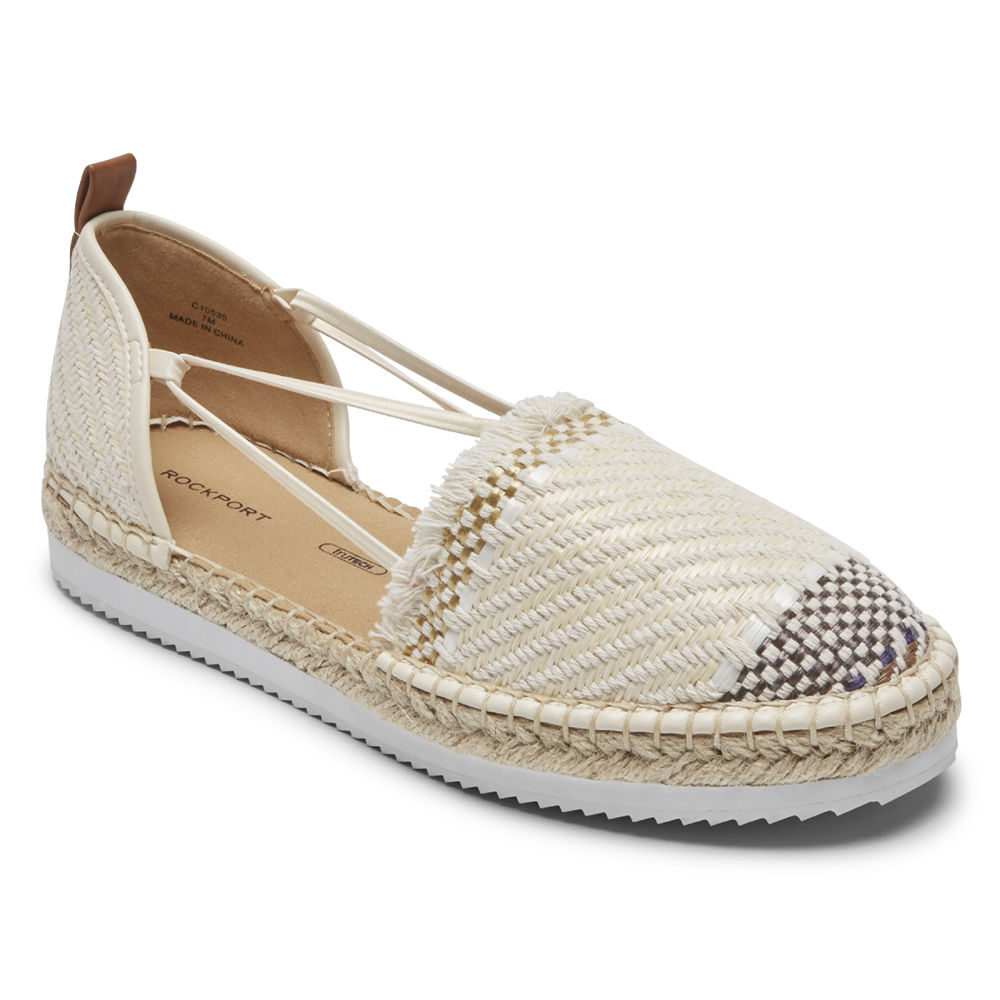 Rockport Slip-On For Womens Beige - Seaview Bungee - GP0937654